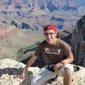 Łukasz w Wielkim Kanionie, USA - o nas zLukaszem - blog podróżniczy