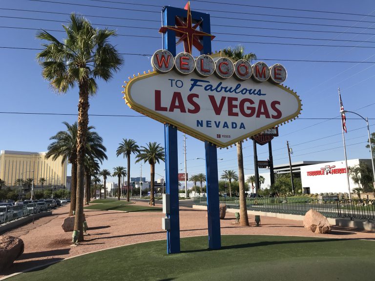 Słynny znak w Las Vegas