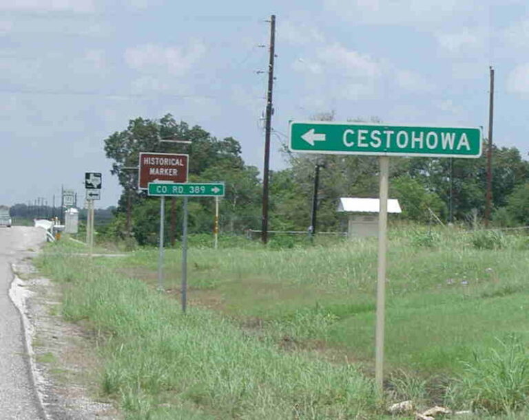 Kierunkowskaz do Cestohowy, Teksas
