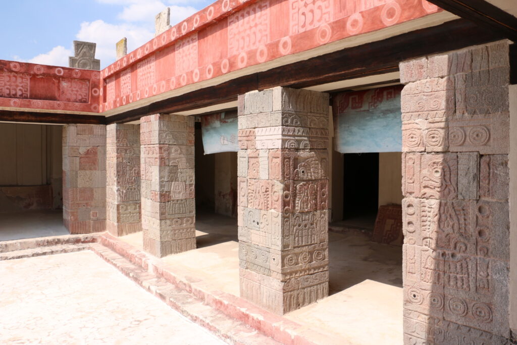 Fragment pałacu w Teotihuacán