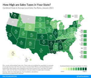 Gdzie w USA żyje się najlepiej? Mapa podatków stanowych