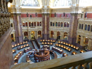 Wnętrze biblioteki Kongresu