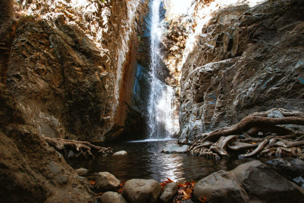 Millomeris wodospad na Cyprze