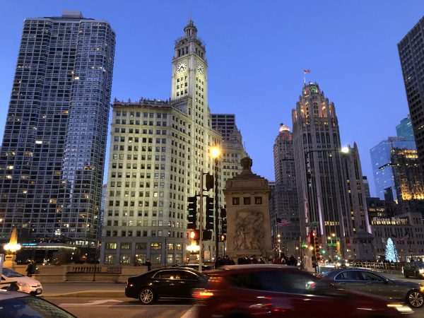 Chicago - co zobaczyć - Wrigley Building i Tribune Tower