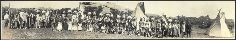 Plemię Ute w 1913 - Kolorado