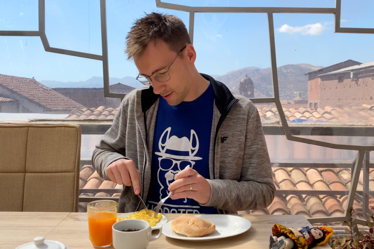Śniadanie w Cuzco