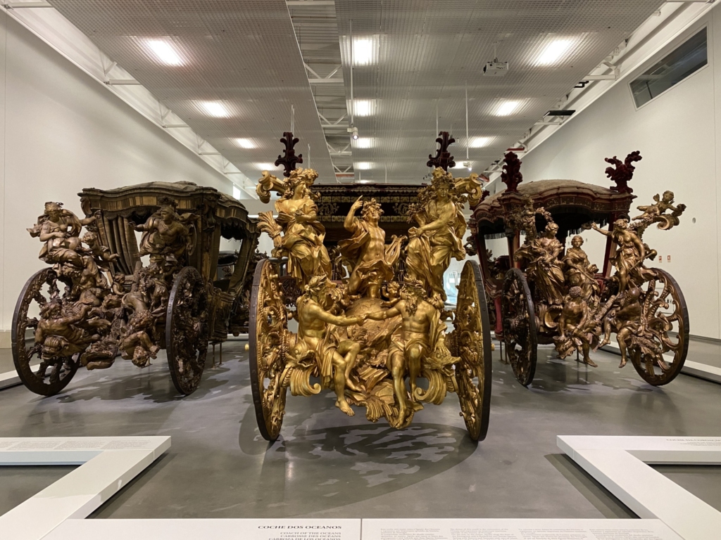 Karoce w Muzeum Powozów Lizbona