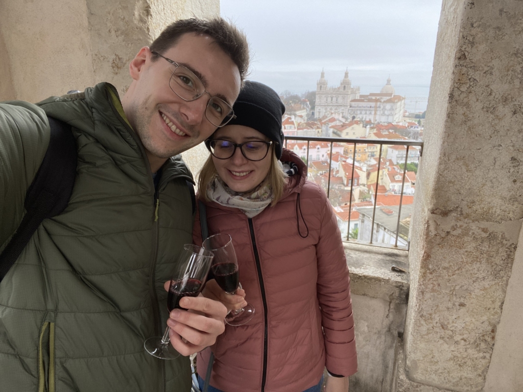 Wieża dzwonnicza przy zamku Lizbona