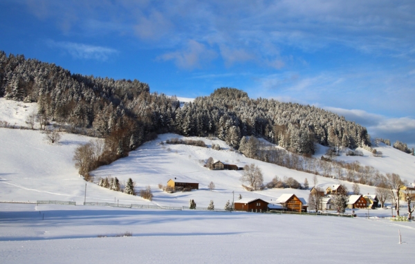 Góry zimą - Alpy
