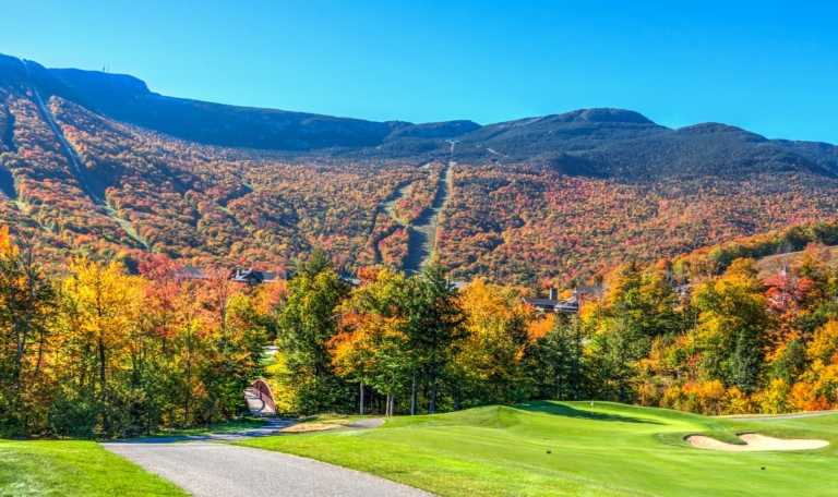 Vermont, góry jesień