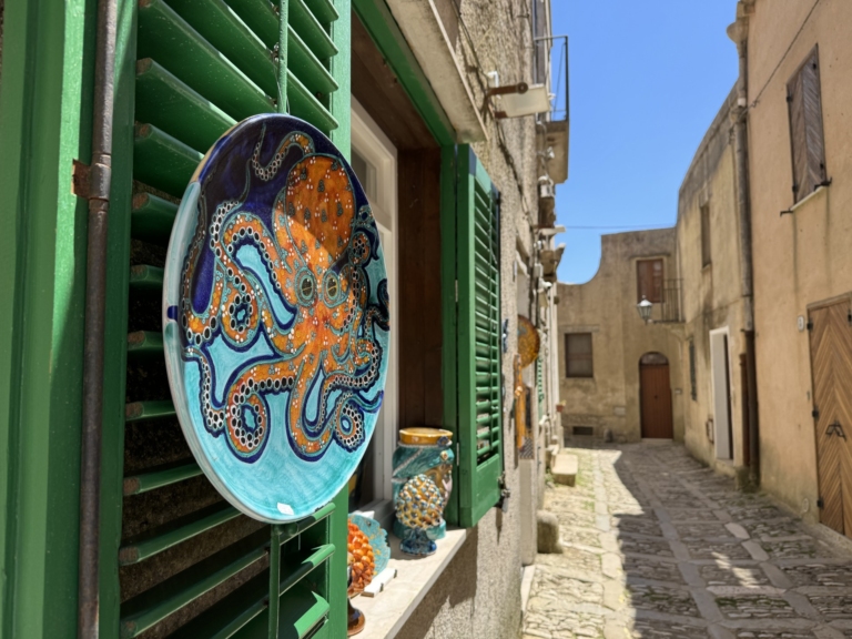 Jedna z uliczek w Erice - Sycylia
