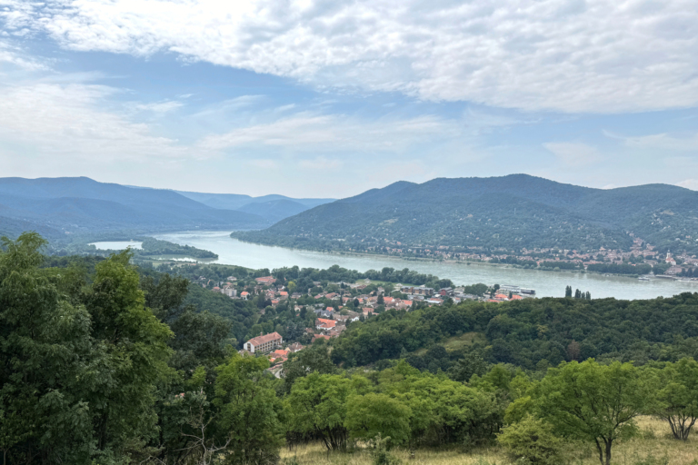 Budapeszt Wyszehrad Zakole Dunaju