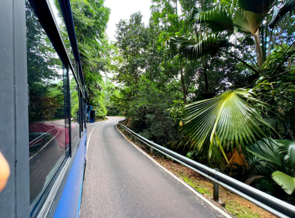 Seszele - transport na Praslin, autobus