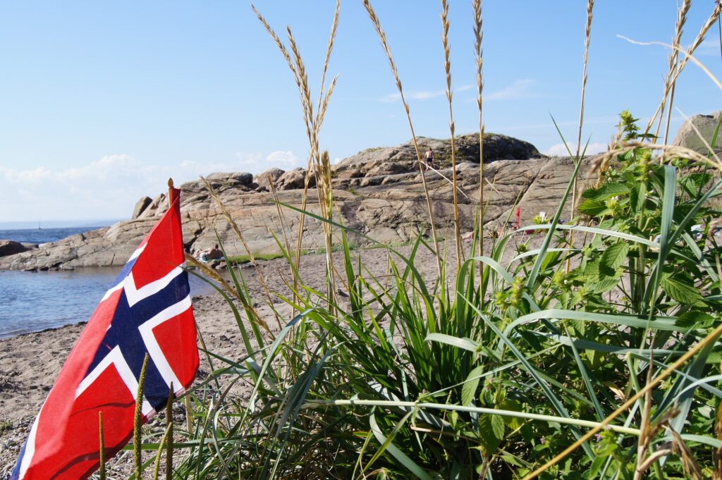 Krajobraz Moss w Norwegii