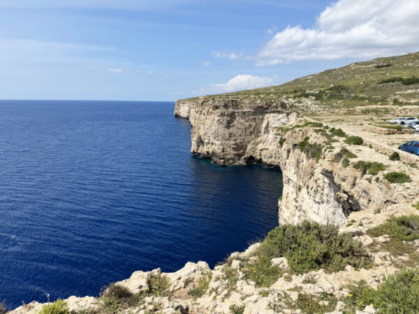 Klify na wyspie Malta