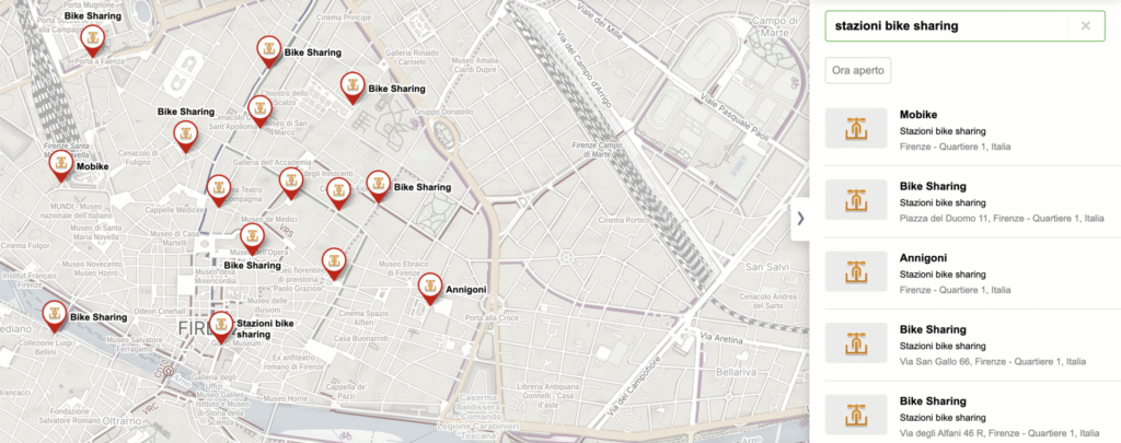 Bikesharing we Florencji