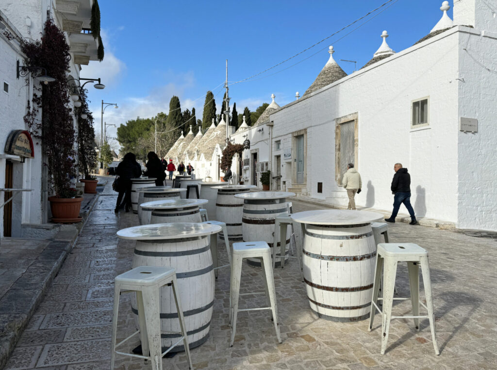 Restauracja w Alberobello