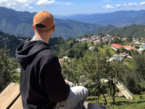 Widok na góry w San Jose Del Pacifico