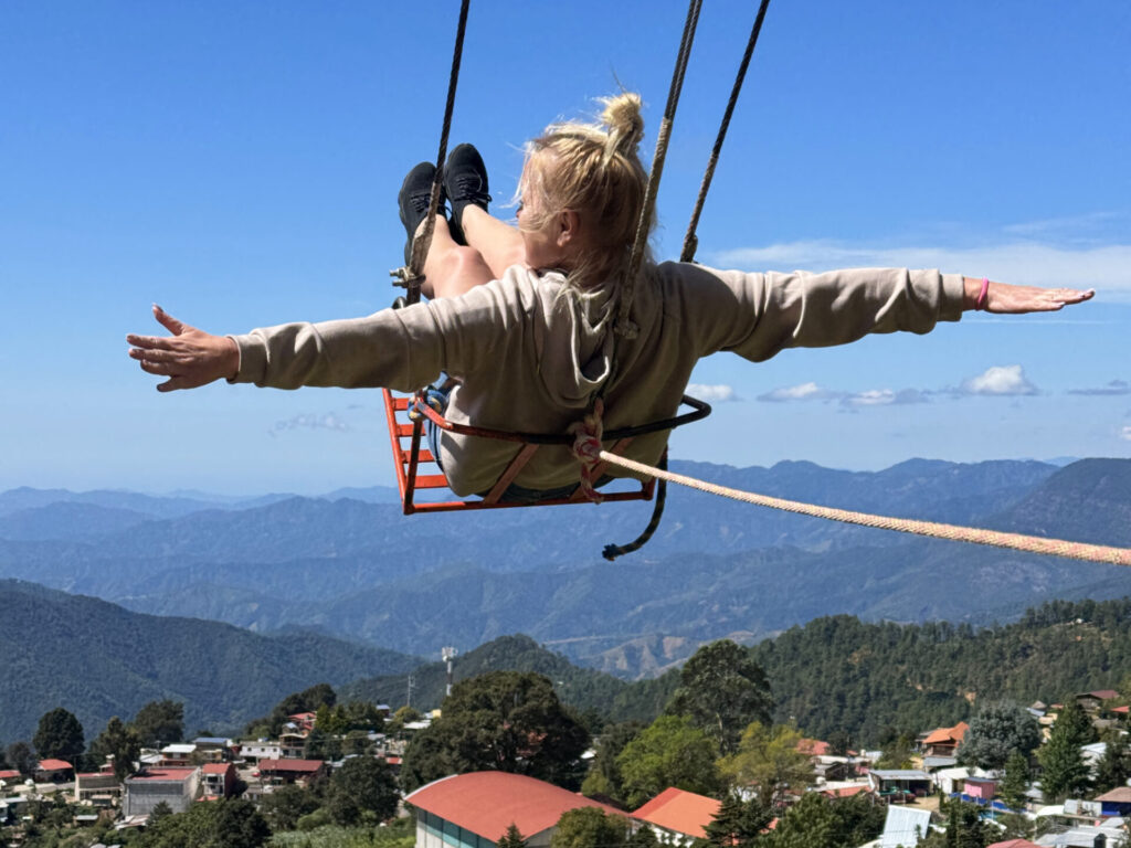 Huśtawka w San Jose Del Pacifico 