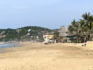Plaża Zipolite w Oaxaca