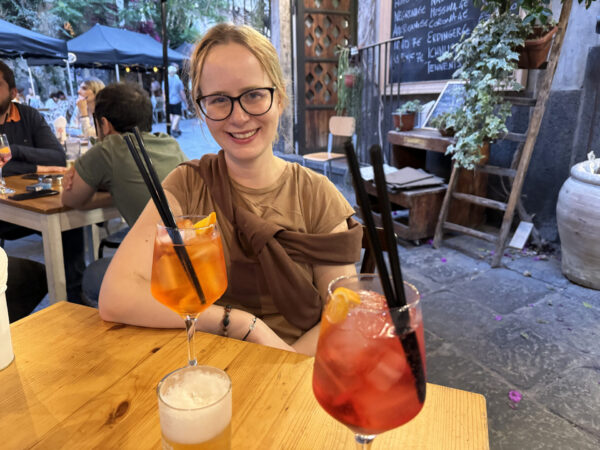 Marta i koktajle w Katanii