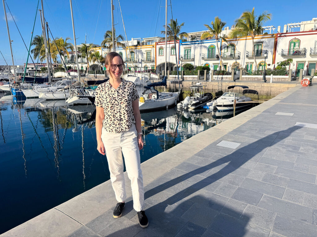 Marta w Puerto de Mogán