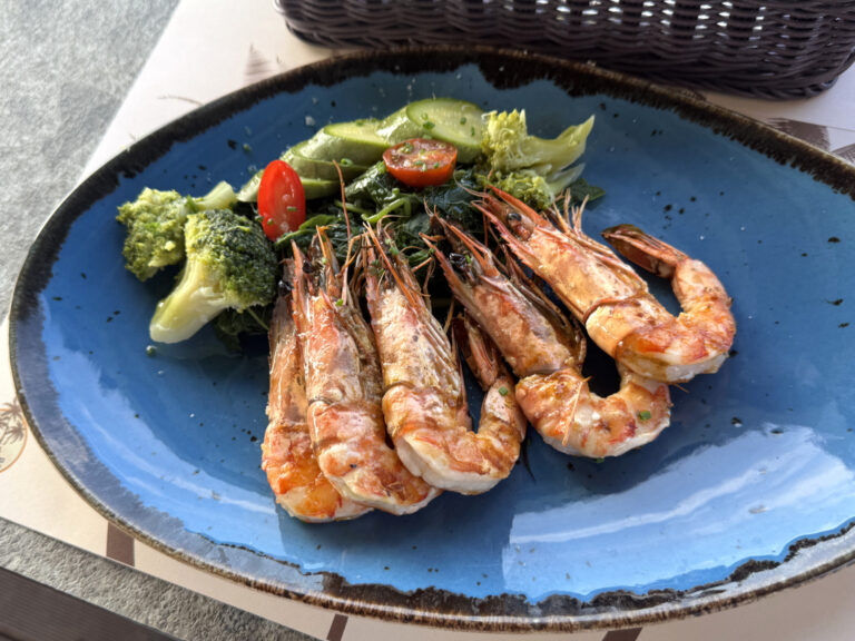 Krewetki - kuchnia Zakynthos