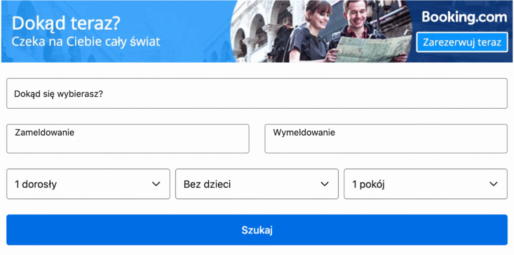 Nocleg wyszukiwarka