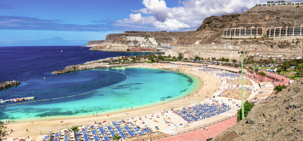 Playa Amadores na Gran Canarii