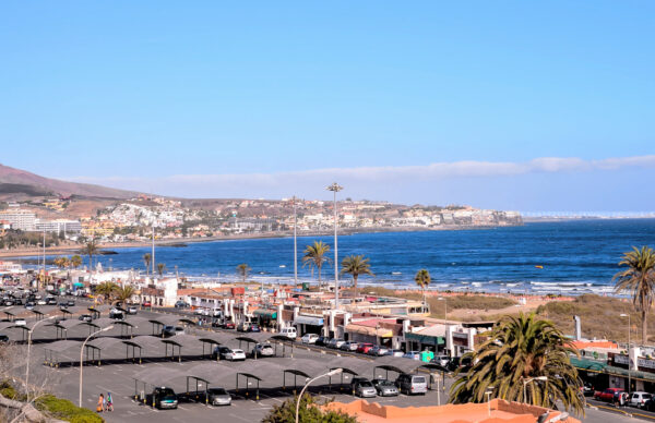 Parking przy Playa del Ingles w Maspalomas