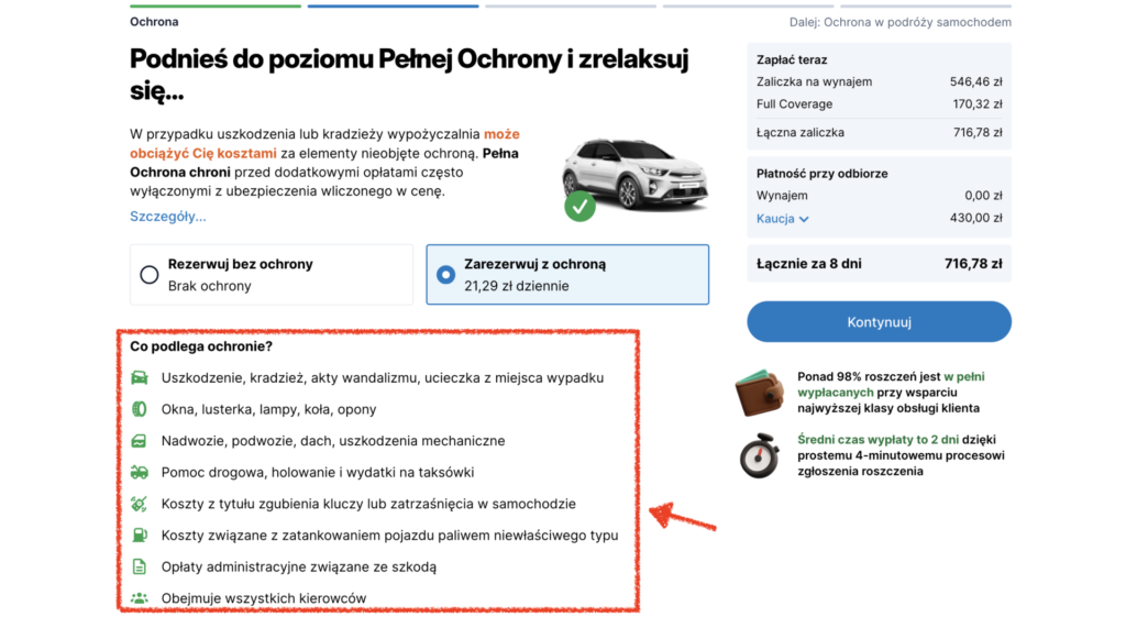 Ubezpieczenie wynajętego auta - szczegóły w 2026 roku