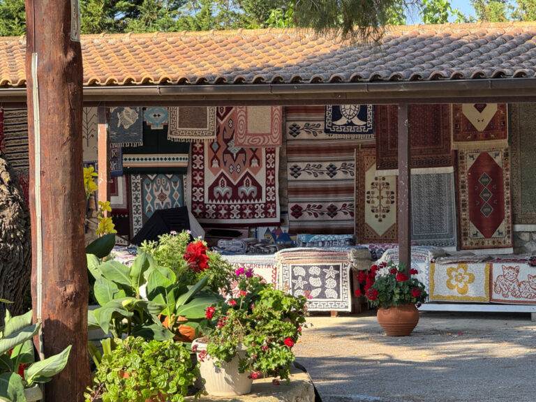 Volimes na Zakynthos - tkane dywany