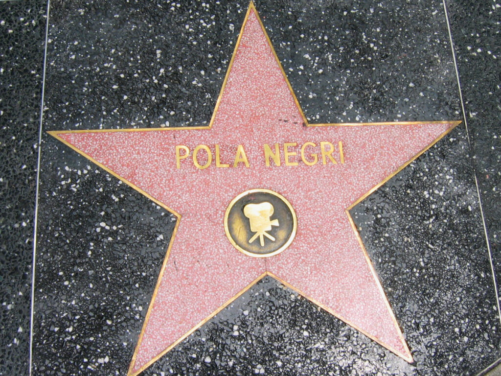 Pola Negro - gwiazda w Los Angeles