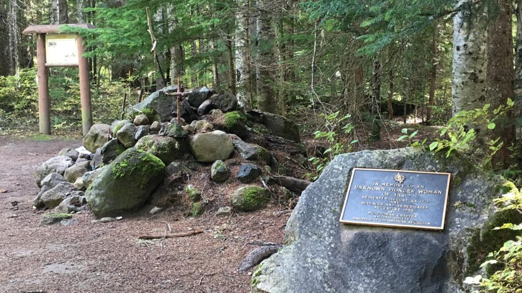 Grób pionierki na Oregon Trail