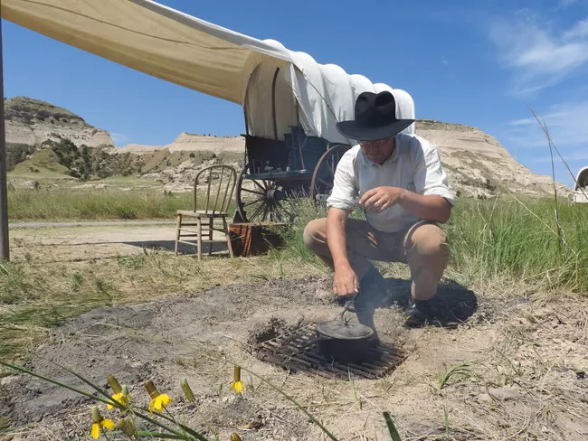 Obiad na szlaku Oregon Trail